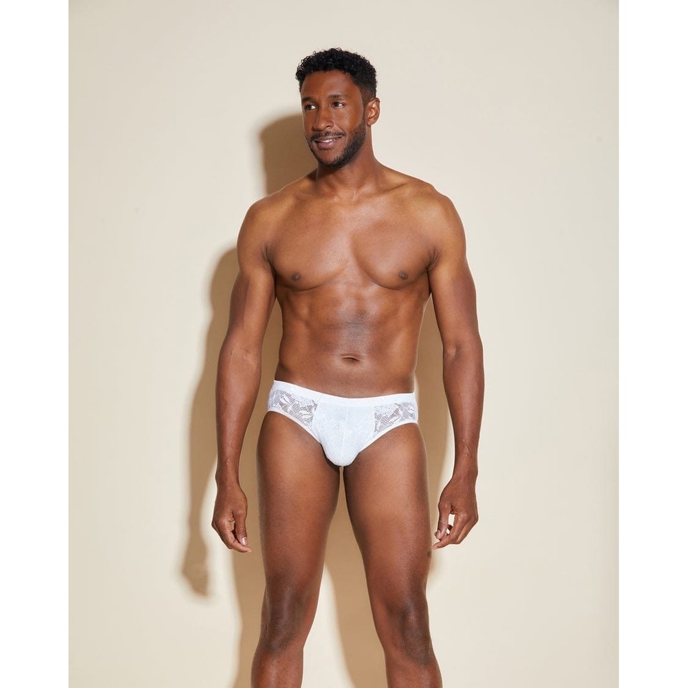 Cosabella Never Say Never Lace Brief White Underwear Soft Stretch‎ Comfort S NEW